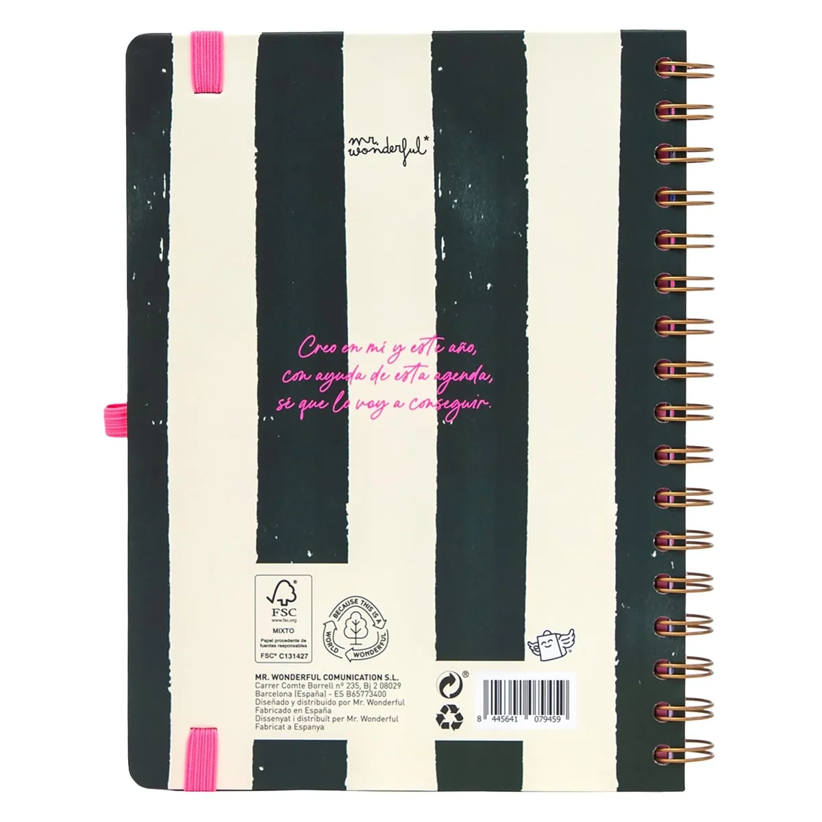 Mr. Wonderful - Agenda escolar 2026-2027 Semanal con Pegatinas – Planificador Semanal Completo Septiembre 2026 a Agosto 2027 con Extras – Yo empiezo y ya veremos