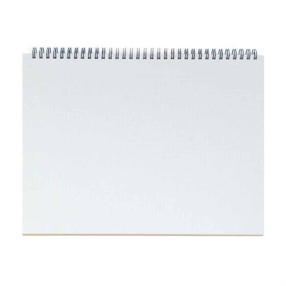 Maruman MNEMOSYNE - Cuaderno A4 de 5 mm, cuadrícula, negro, 22 x 29,7 cm (cuadrado), N180A
