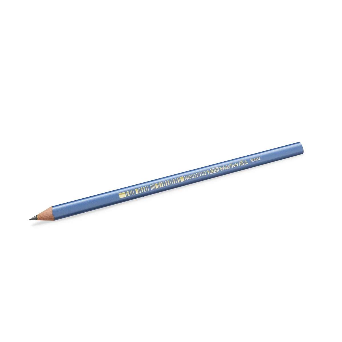 BIC Evolution Triangle, Lápices HB2 con barril triangular, Mina resistente y antirotura, fabricados sin madera, 12 unidades