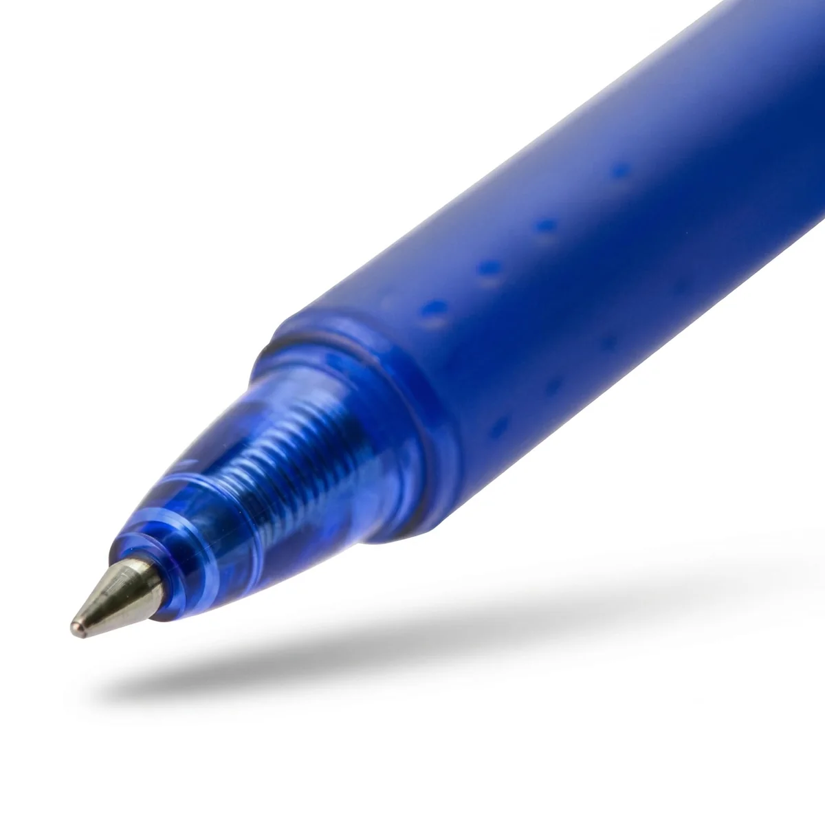 PILOT - Caja de 1 FriXion Ball Clicker + 1 Set de 3 Recambios - Bolígrafo Retráctil Borrable con Tinta Termosensible - Rollerball Recargable y Ergonómico - Azul - Punta Media