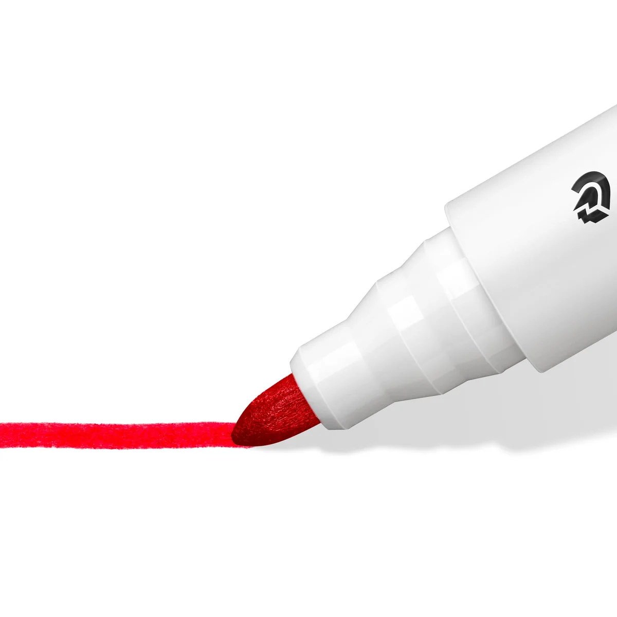 Staedtler 351 WP4 - Rotuladores para pizarra blanca Lumocolor, inodoro, secado rápido y recargable, paquete de 4 colores