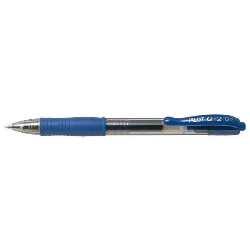 Pilot - G-2 - Bolígrafo Tinta De Gel - Azul - Punto Medio - (Caja 12 unidades)