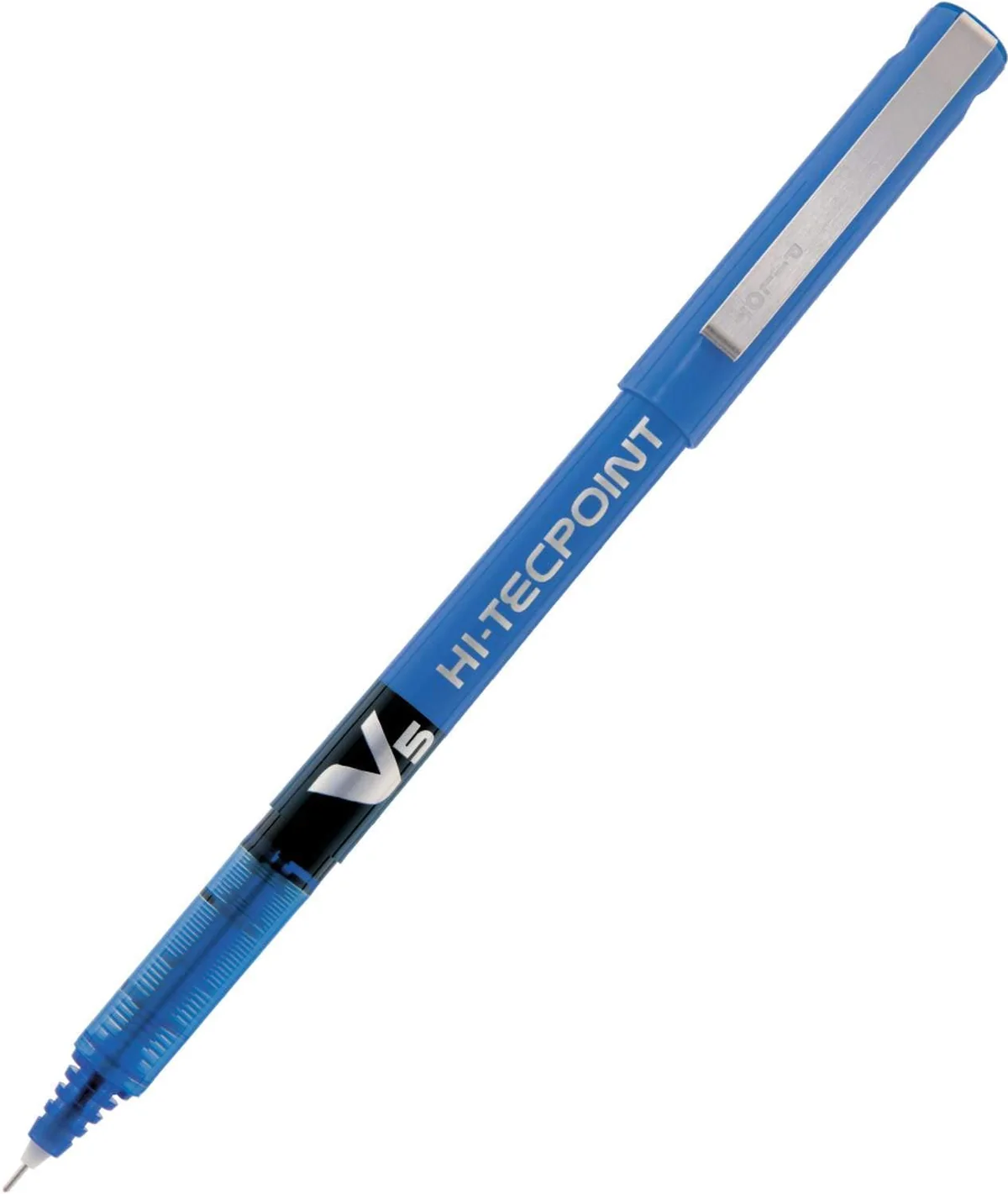 Pilot - Hi-Tecpoint V5 - Bolígrafo Roller Tinta Liquida - Azul - Punto Fino - (Caja 12 unidades)