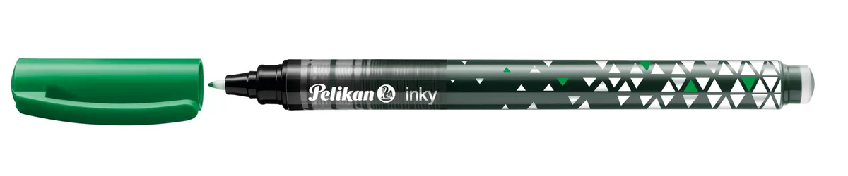 Pelikan Inky - Bolígrafo de tinta líquida, verde