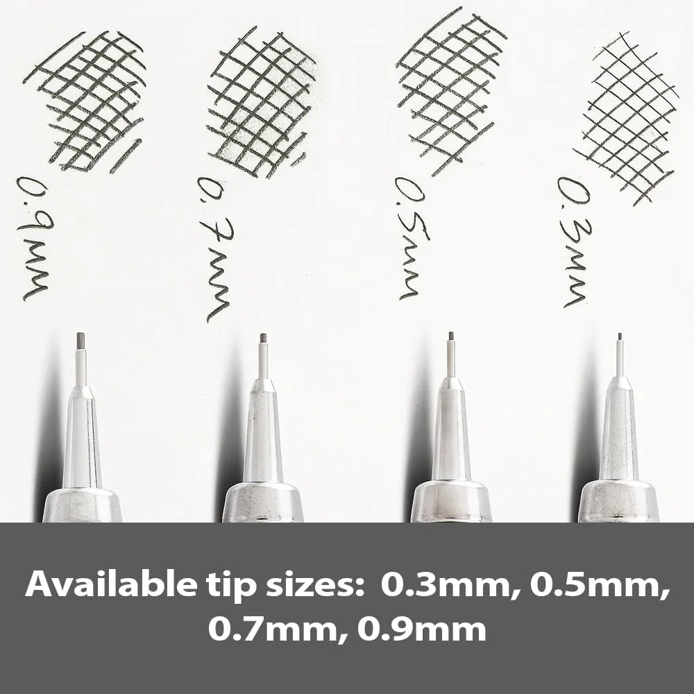 Pentel Graphgear 500 - Portaminas, Plateado, 0,5 mm (PG515-A)