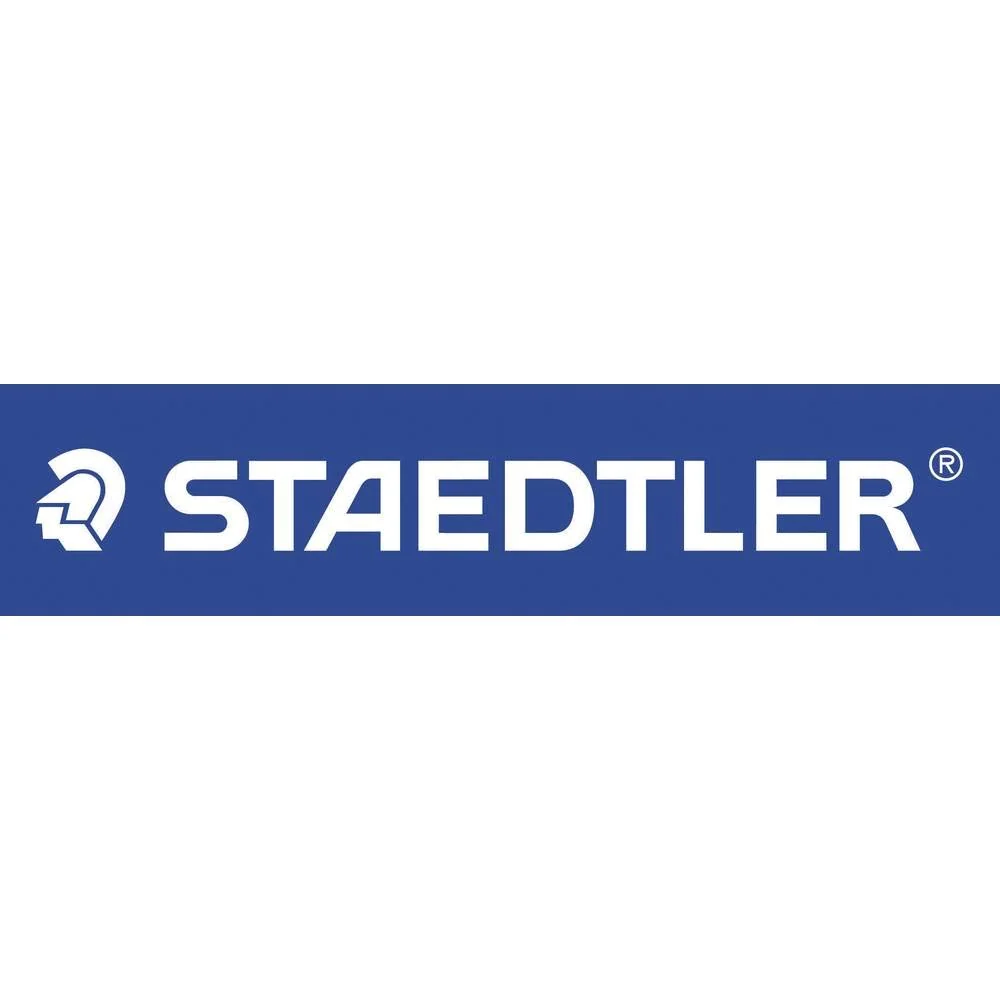 STAEDTLER 512 001 - Sacapuntas (doble agujero, diámetro máximo de 10,2 mm, contenedor transparente), color azul y transparente