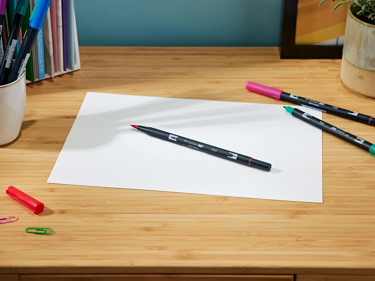 Set De 18 Rotuladores Dual Brush Colores Primarios Tombow