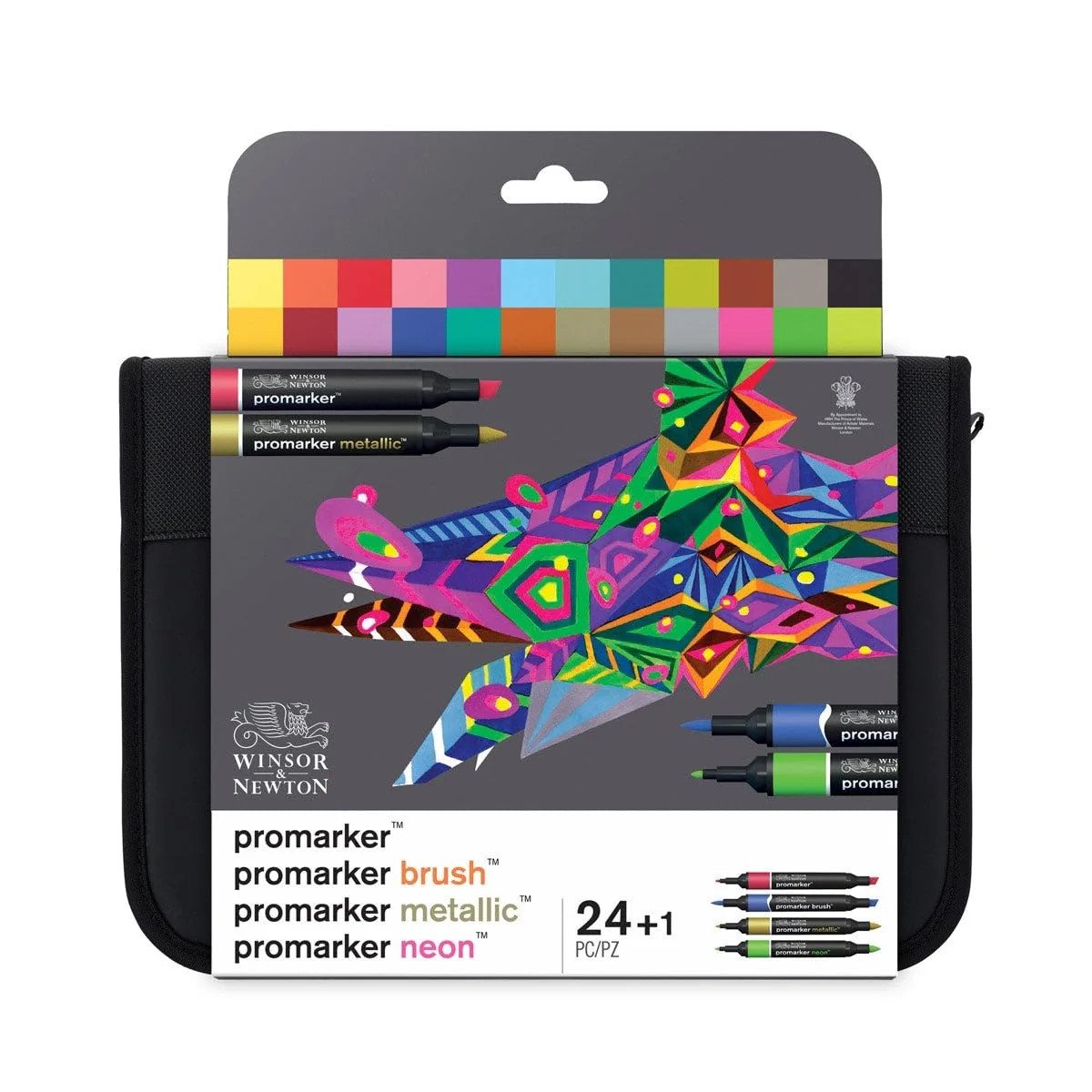 Winsor & Newton - Set de 24 Rotuladores Variados