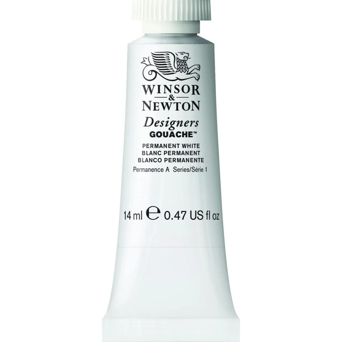 Winsor & Newton 0605512 Dise-adores Gouache color 14ml Blanco Permanente