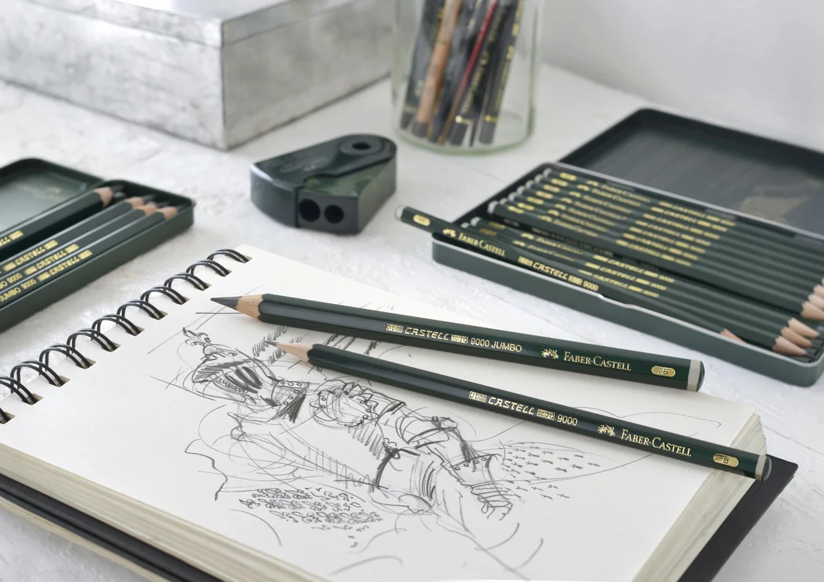 FABER-CASTELL - Lápices, juego Castell 9000 de 12 piezas
