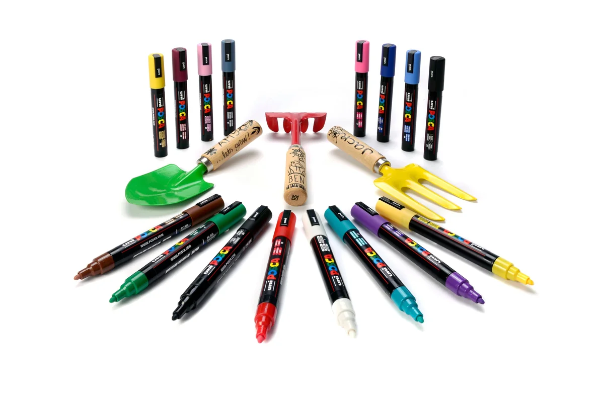 Posca estuche marcadores PC-3M Colores Básicos 8 Uds