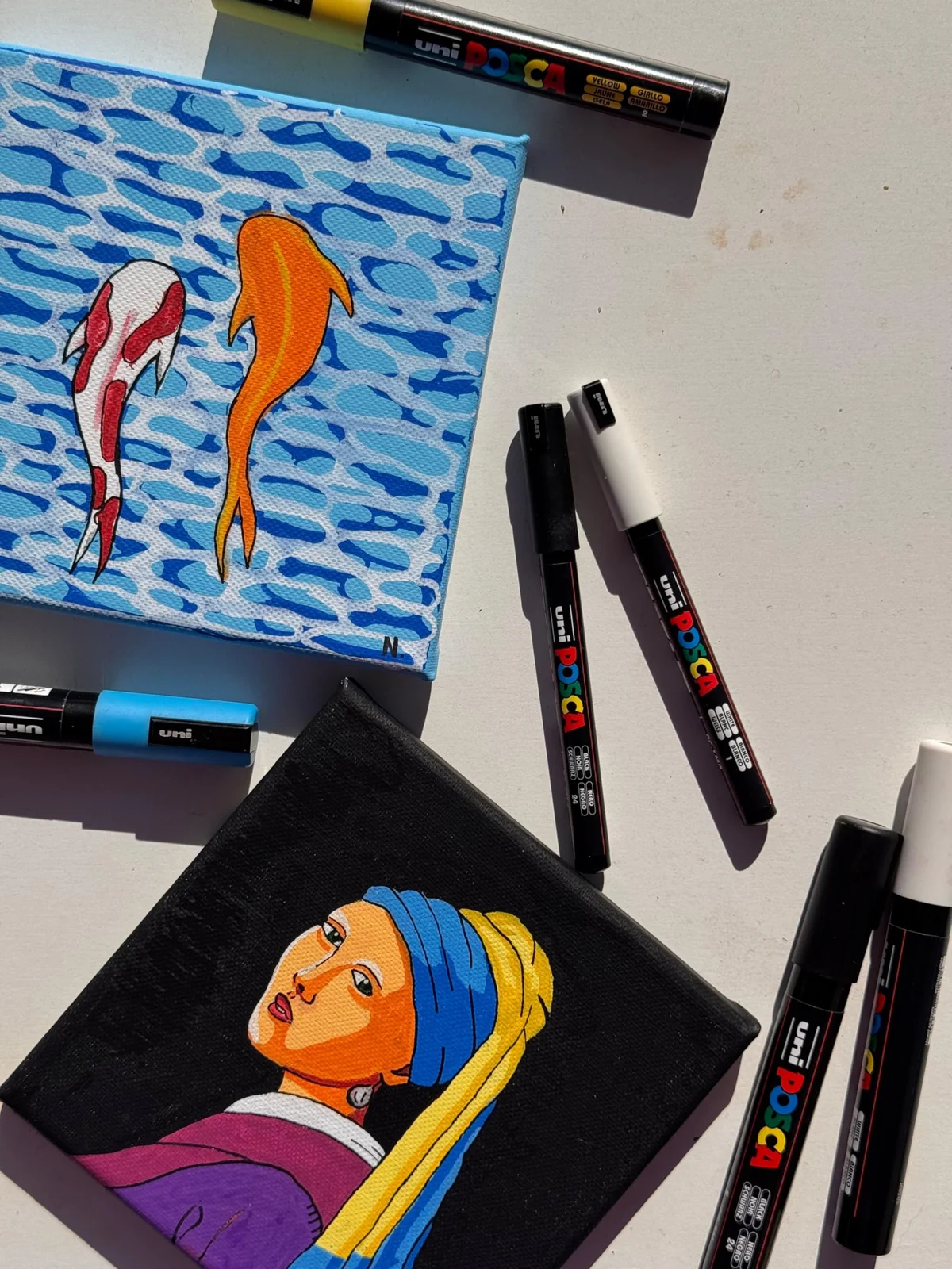 Posca estuche marcadores PC-3M Colores Básicos 8 Uds