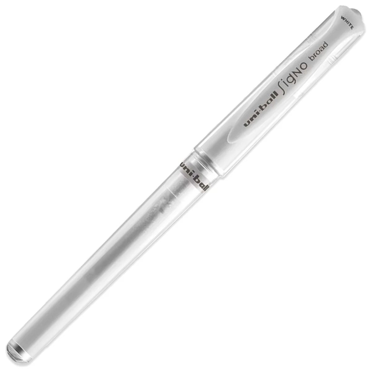 Uni-Ball UM-153 Signo Broad Point Gel Pen White Boligrafo de Gel Punta Gruesa 1mm (Pack de3)