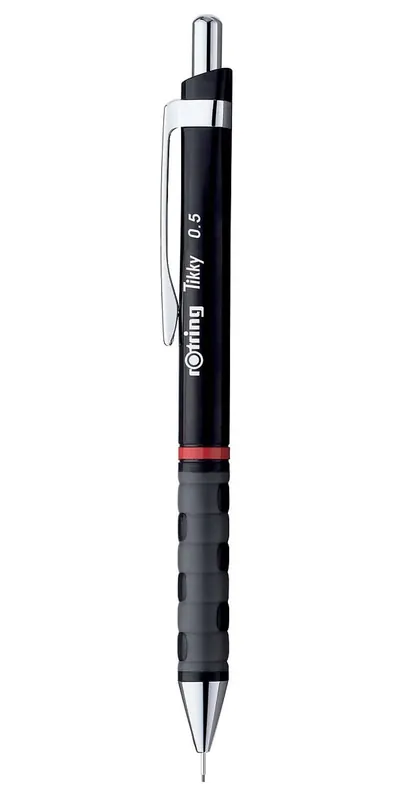 Rotring Tikky portaminas HB 0,50 mm, cuerpo negro