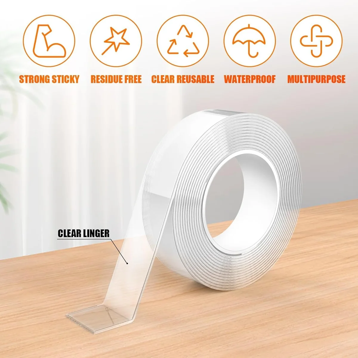 GRIFEMA GA4001-1 Cinta Doble Cara 3m Transparente