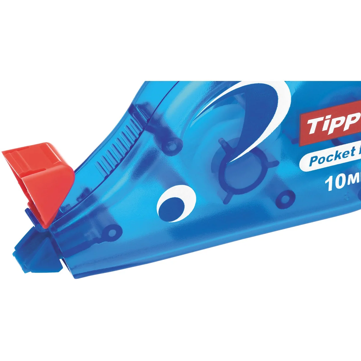 BIC Tipp-Ex Pocket Mouse, Cinta Correctora, Óptimo para Escolares y de Oficina, 10M X 4,2 Mm, Color Blanco, Paquete de 10 Unidades