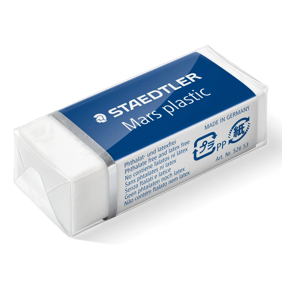 STAEDTLER Mars plastic 526 53 Gomas – pack 3, larga duración