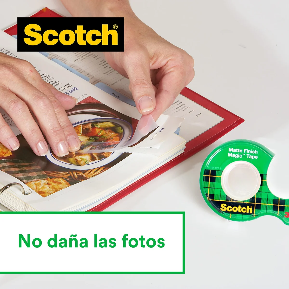 3M Scotch Magic Cinta adhesiva, 3 rollos de 19 mm x 25 m - Resistente a la humedad y con óptima adhesión