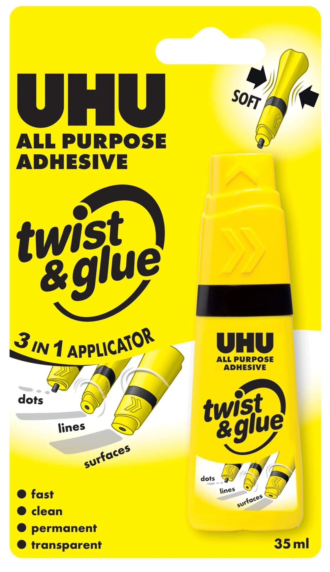 UHU frasco pegamento Twist & Glue a/SO