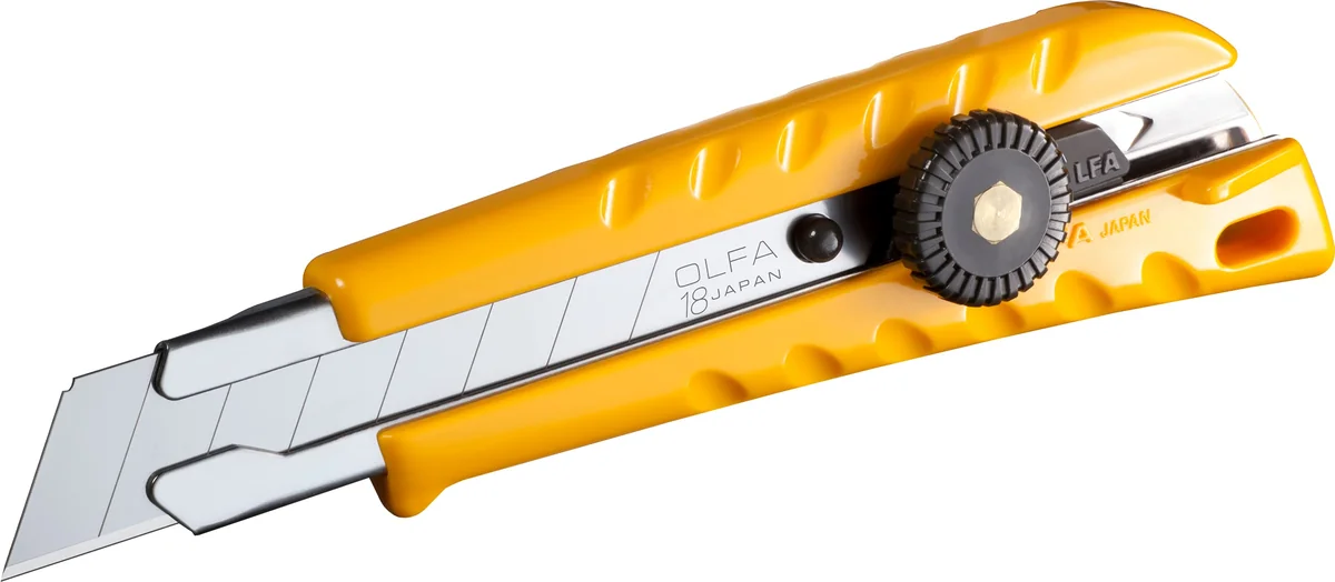 Olfa 5003 L-1 18 mm cuchillo de uso pesado ratchet-lock