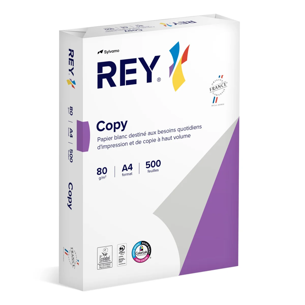 Rey Copy, papel blanco, 80 g, A4, PEFCTM