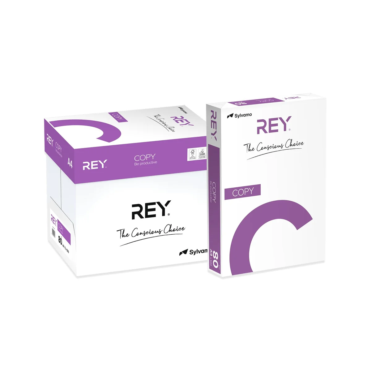 Rey Copy, papel blanco, 80 g, A4, PEFCTM