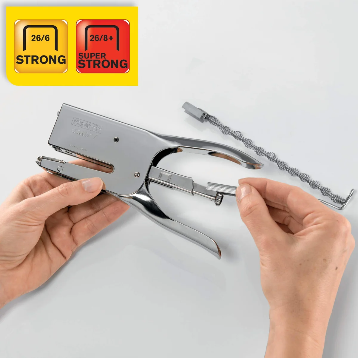 Rapid 10510602 – Grapadora Tenaza Classic K1+ 50 Hojas Nº 26