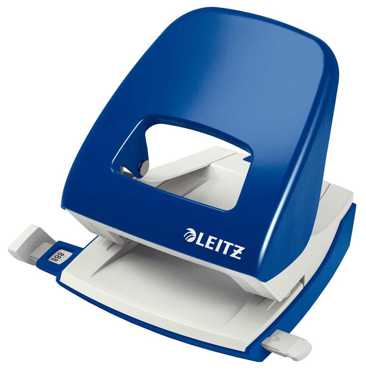 Leitz NeXXt 5008-00-85 - Perforadora (2 agujeros), 30 hojas de capacidad, Plateado