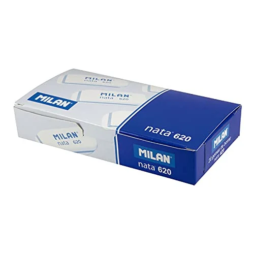 MILAN Caja 20 gomas Nata 620 biseladas pequeñas