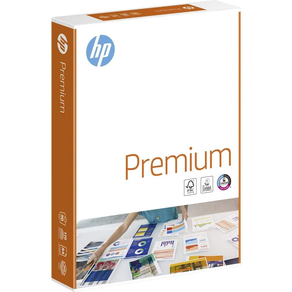 HP CHP852 Papel premium A4 90gr 500 Hojas universales FSC, Blanco