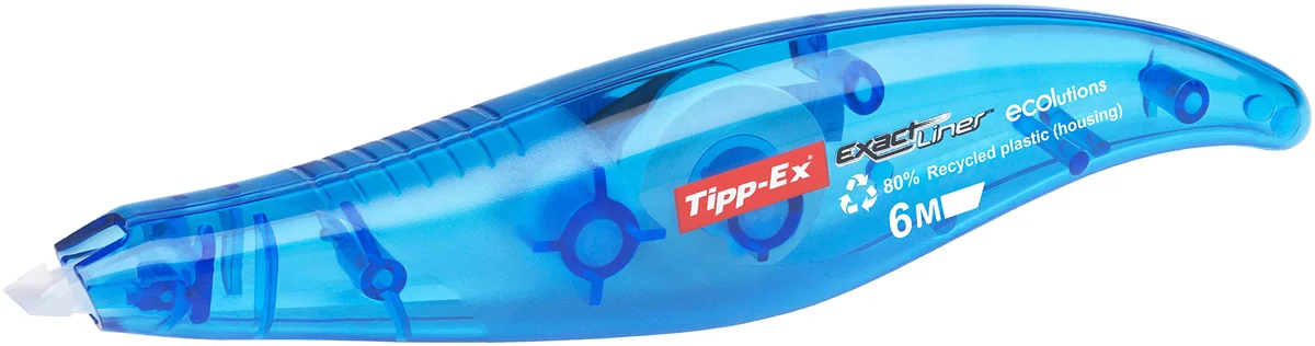Tipp-Ex 8104752 - Cinta correctora (10 unidades, 5 mm x 6 m, diseño de bolígrafo)