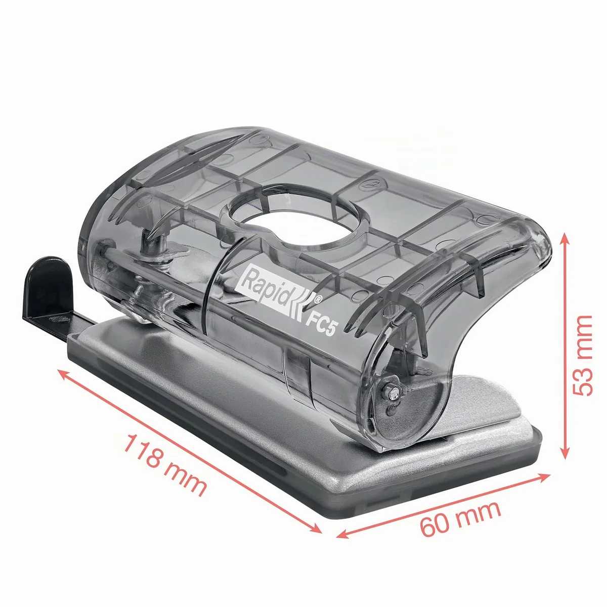 Esselte Perforadora de Papel de 2 Orificios, Taladradora con Capacidad Hasta 10 Hojas, Compacta, Hogar, Escuela y Oficina, Gama Colour'Breeze, Lavanda, 5001334