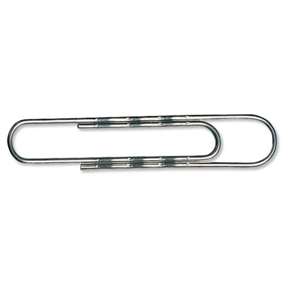 5 Star - Clips (tamaño gigante, 76 mm, 100 unidades), diseño ondulado