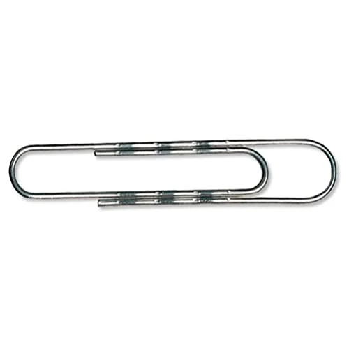 5 Star - Clips (tamaño gigante, 76 mm, 100 unidades), diseño ondulado