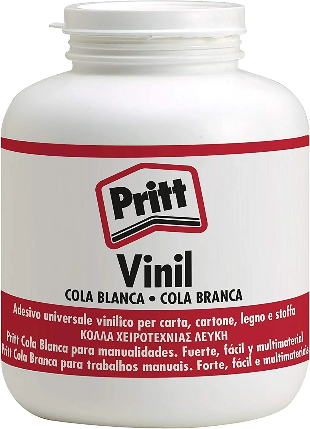 Pritt Cola Blanca Universal para Manualidades, Uso Escolar u Oficina, 1 kg