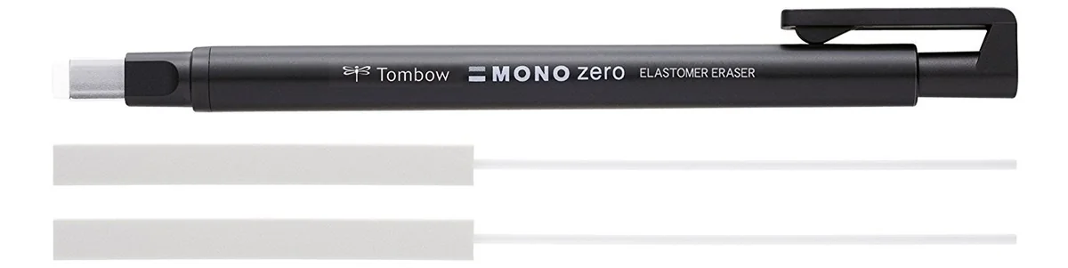 Tombow 936163 - Porta gomas de monocromo zero, 2.5 x 5 mm