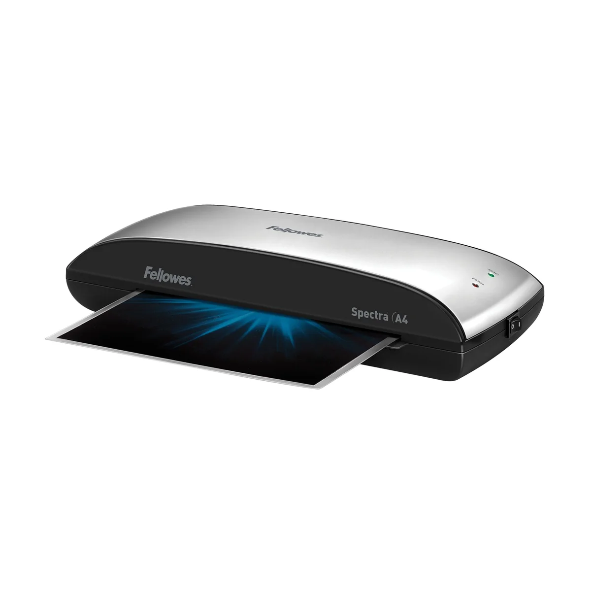 Fellowes Spectra A4 - Plastificadora de documentos, hasta 125 micras, uso ocasional, libre de atascos, 10 fundas de plastificar gratis
