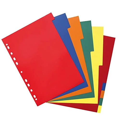 Herlitz 10715415 - Separadores de índice A4