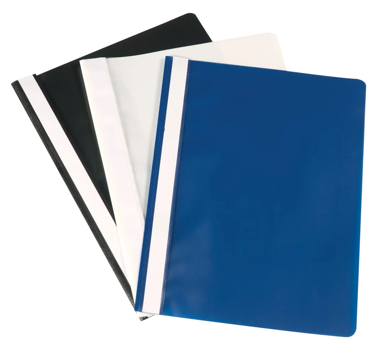 Q-Connect - Carpeta (tamaño A4, 25 unidades), color negro, KF01453