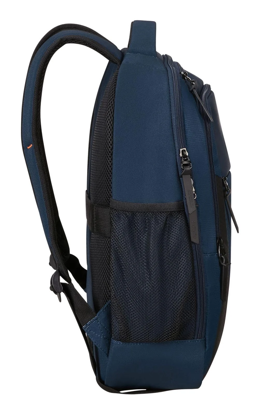 American Tourister Urban Groove UG12 - Mochila para portátil 15.6″ (46 cm) – Mochila de negocios y escolar con portabotellas, ergonómica, Smart Sleeve - 20.5L - Azul Marino (Dark Navy)