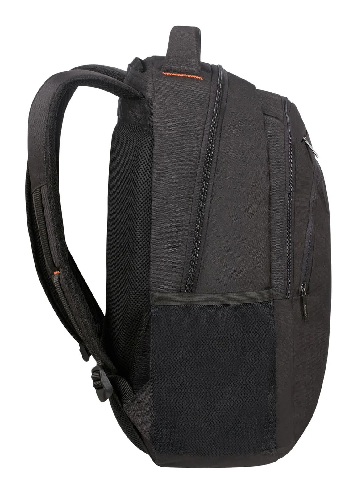 American Tourister AT Work - Mochila para portátil 17.3 pulgadas, 52 cm, 34 L, Negro/Naranja (Black/Orange)