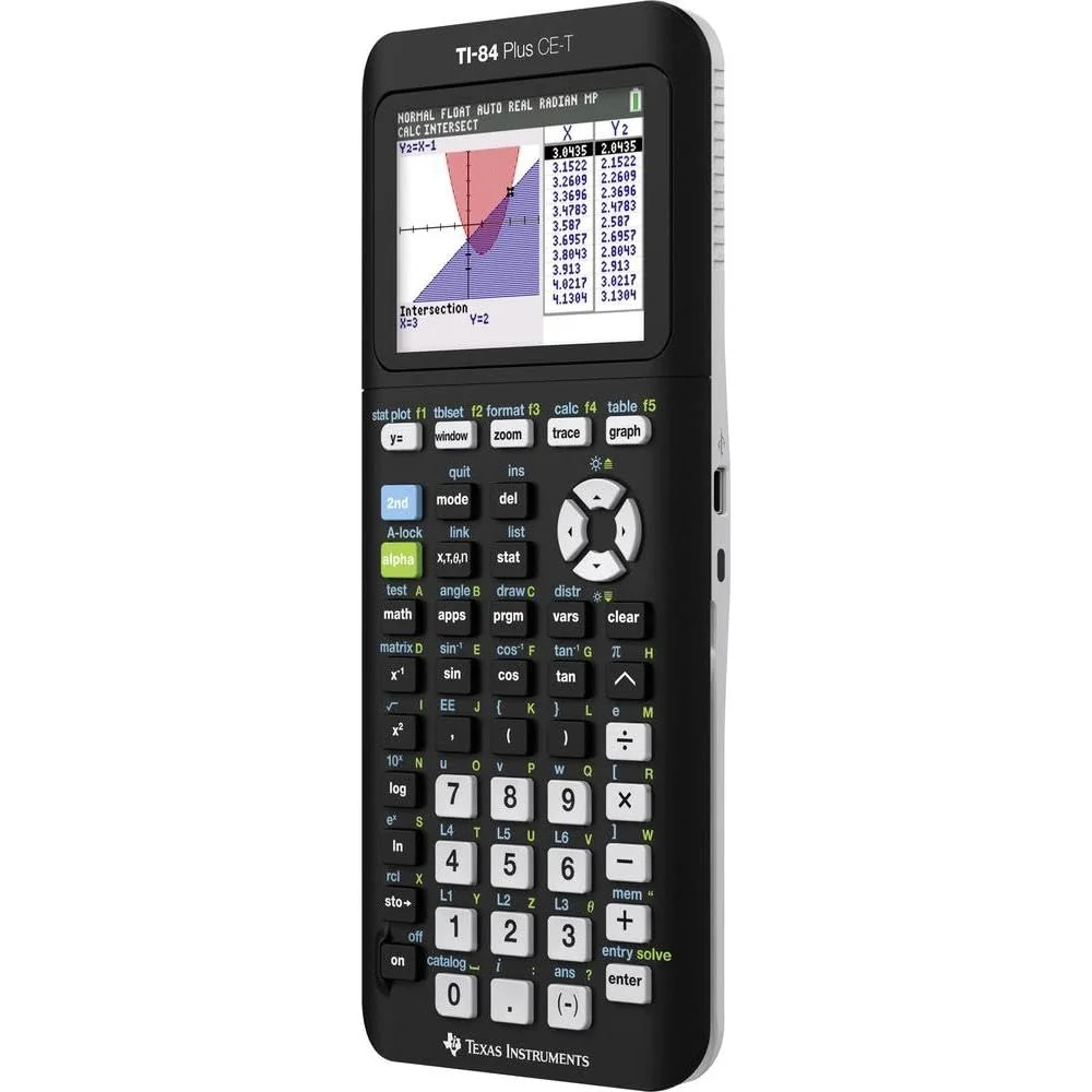 Texas Instruments TI‑84 Plus CE‑T Python Edition, Gráfica Color USB‑C