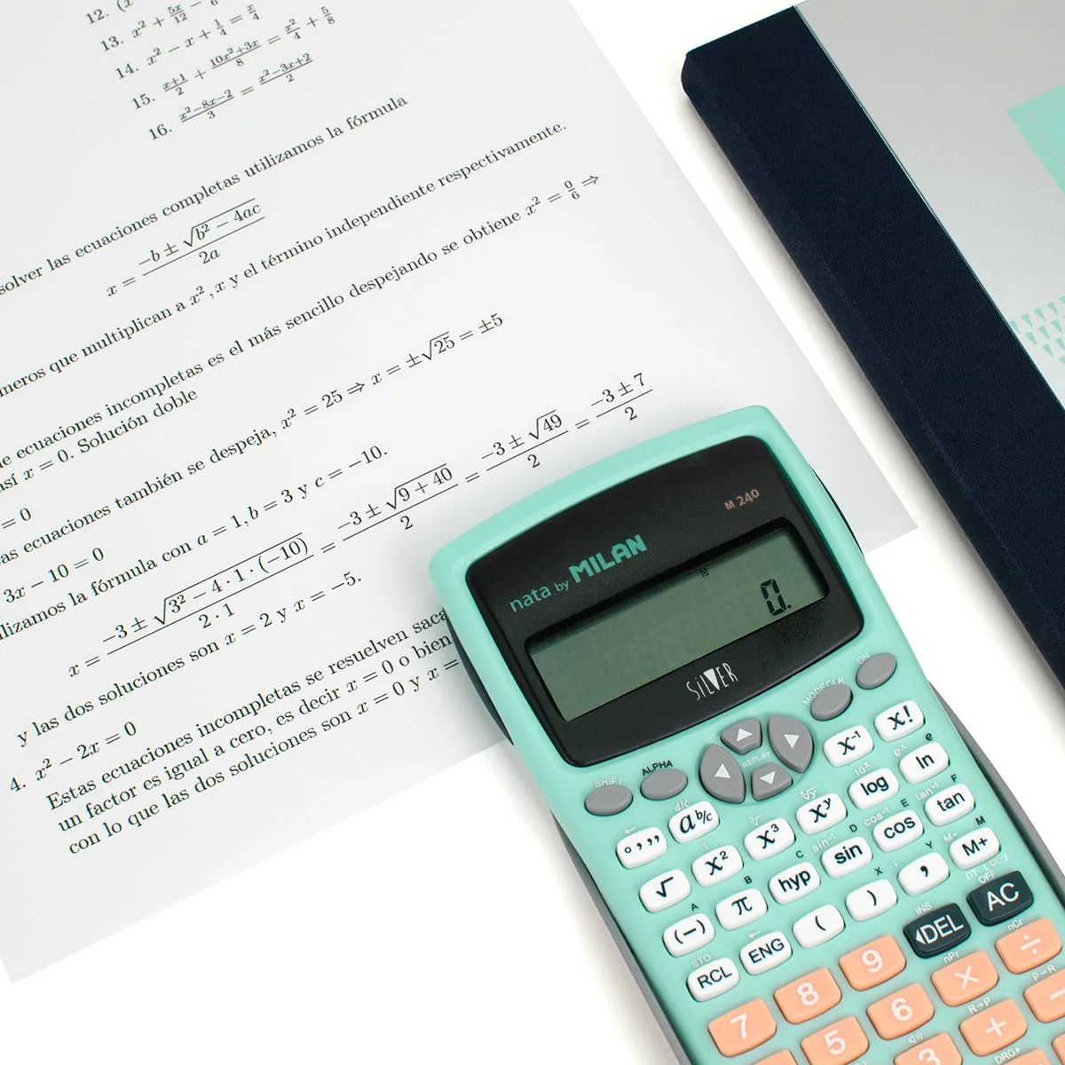 Blíster calculadora científica M240 Silver