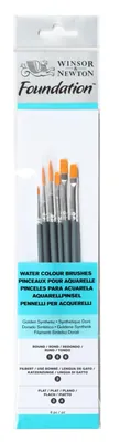 Winsor & Newton Foundation, 6 pinceles sintéticos