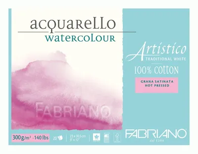 Fabriano Artistico grano satinado, 20 hojas