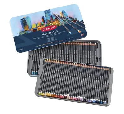 Derwent Procolour Juego de 72 Lápices de Colores