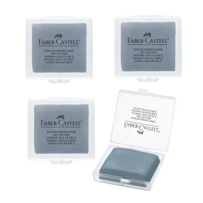 Faber-Castell Art Eraser, 4 gomas moldeables